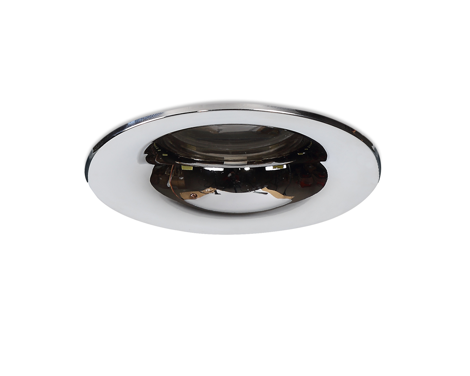 Bruve GU10 Recessed Round Polished Chrome IP65 Downlighter, Cut-Out 68mm DX200402  Dlux Bruve IP65